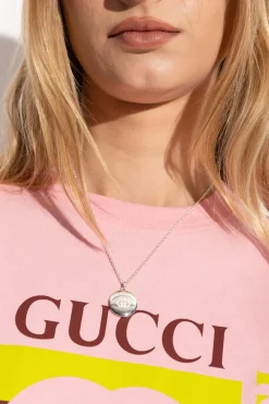 Gucci SREBRNY Srebrny naszyjnik