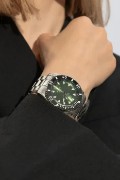 Gucci SREBRNY Zegarek `Dive`