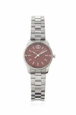 Gucci SREBRNY Zegarek z logo
