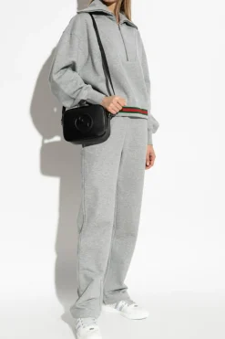 Gucci SZARY Spodnie dresowe z logo