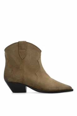 Isabel Marant beżowy Botki na obcasie ‘Dewina’