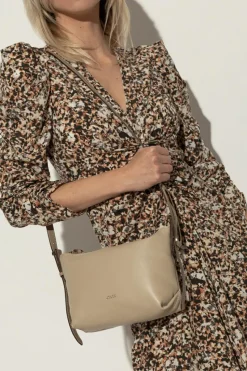 Isabel Marant beżowy Torba na ramię `Leyden Mini`