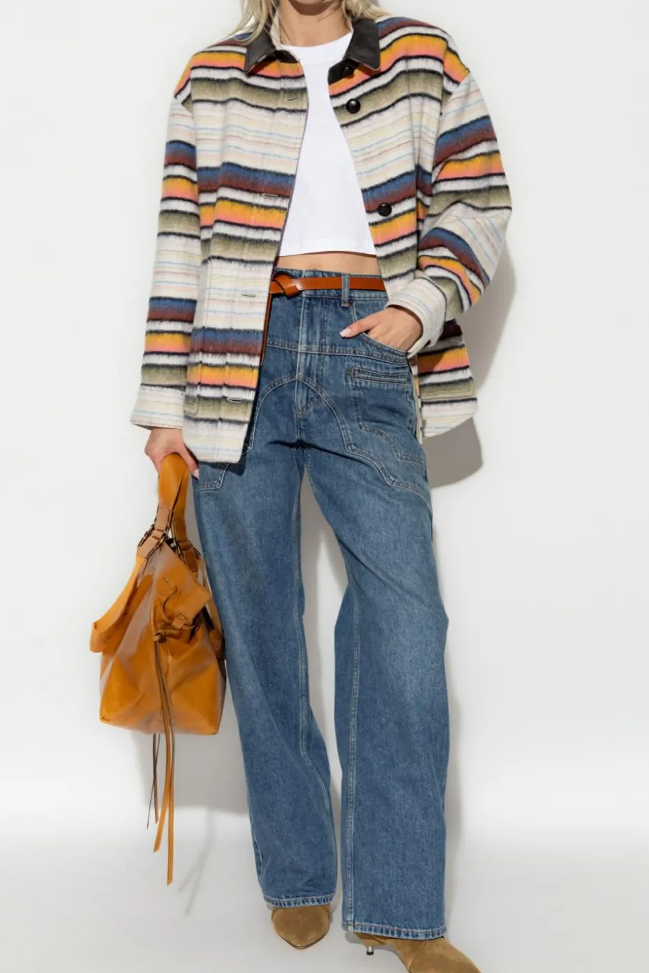 Isabel Marant BIAŁY T-shirt `Zaely`