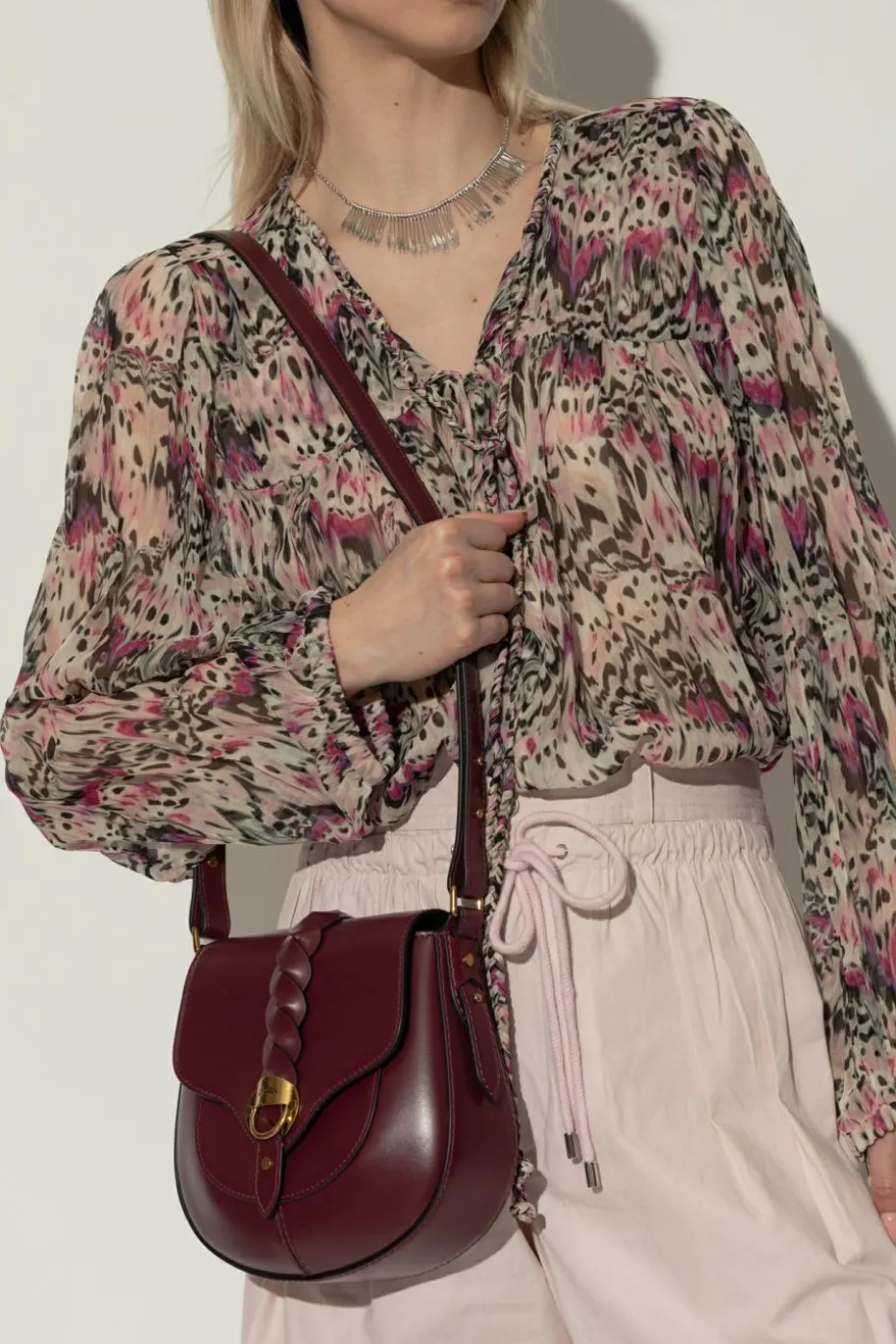 Isabel Marant BORDO Torba na ramię `Altay Small`