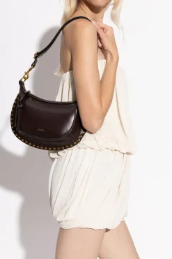 Isabel Marant BRĄZOWY Torba na ramię `Oskan Moon`