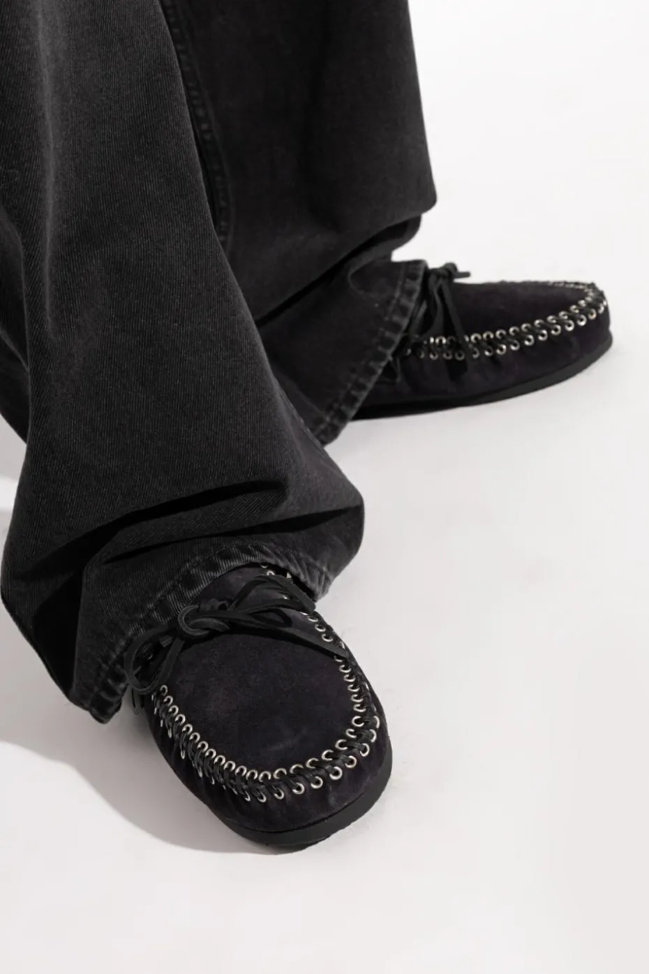 Isabel Marant CZARNY Buty `Fitza` typu `loafers`