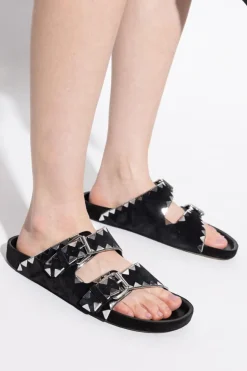 Isabel Marant CZARNY Klapki `Lennyo`