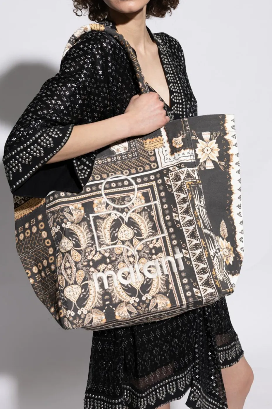 Isabel Marant CZARNY Torba `Yenky` typu `shopper`