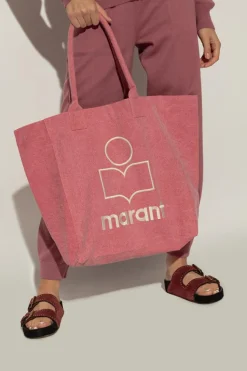 Isabel Marant CZERWONY Torba `Yenky` typu `shopper`