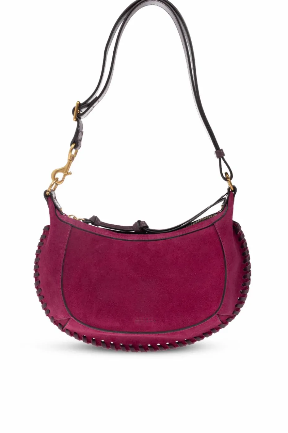 Isabel Marant FIOLETOWY Torba na ramię `Oskan Moon`