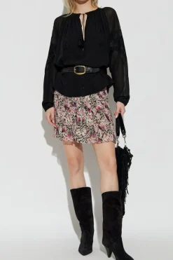 Isabel Marant RÓŻOWY Spódnica `Roumi`