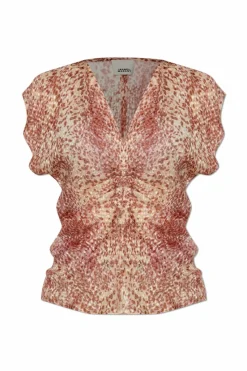 Isabel Marant RÓŻOWY Top `Lonea`