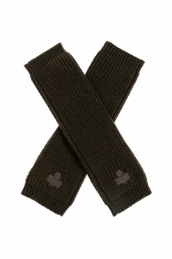 Isabel Marant ZIELONY Rękawiczki `Enos`