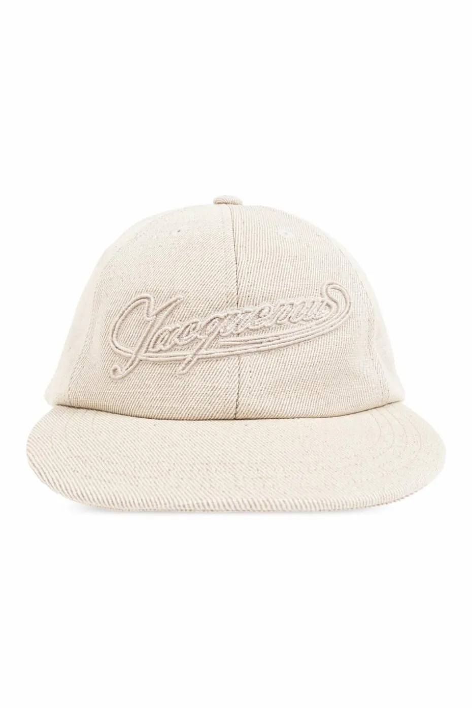 Jacquemus beżowy Czapka z daszkiem