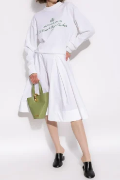Jacquemus BIAŁY Sweter z logo