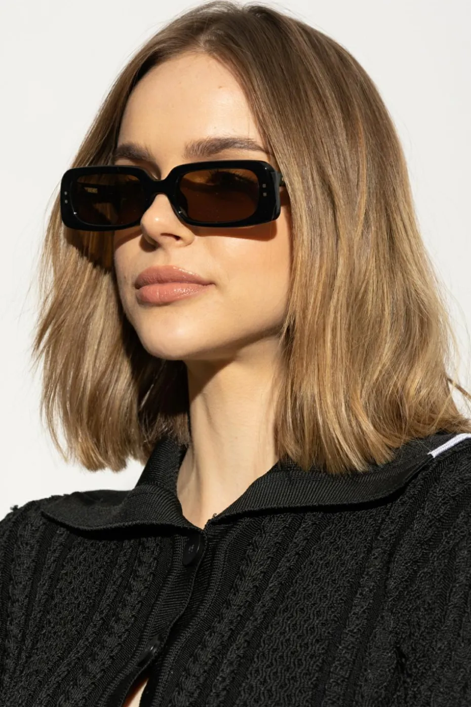 Jacquemus CZARNY Okulary przeciwsłoneczne