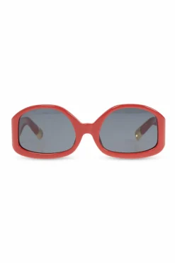 Jacquemus CZERWONY Okulary przeciwsłoneczne