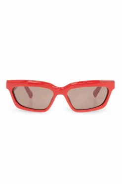 Jacquemus CZERWONY Okulary przeciwsłoneczne
