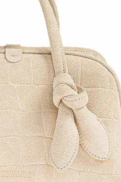 Jacquemus kremowy Torba do ręki