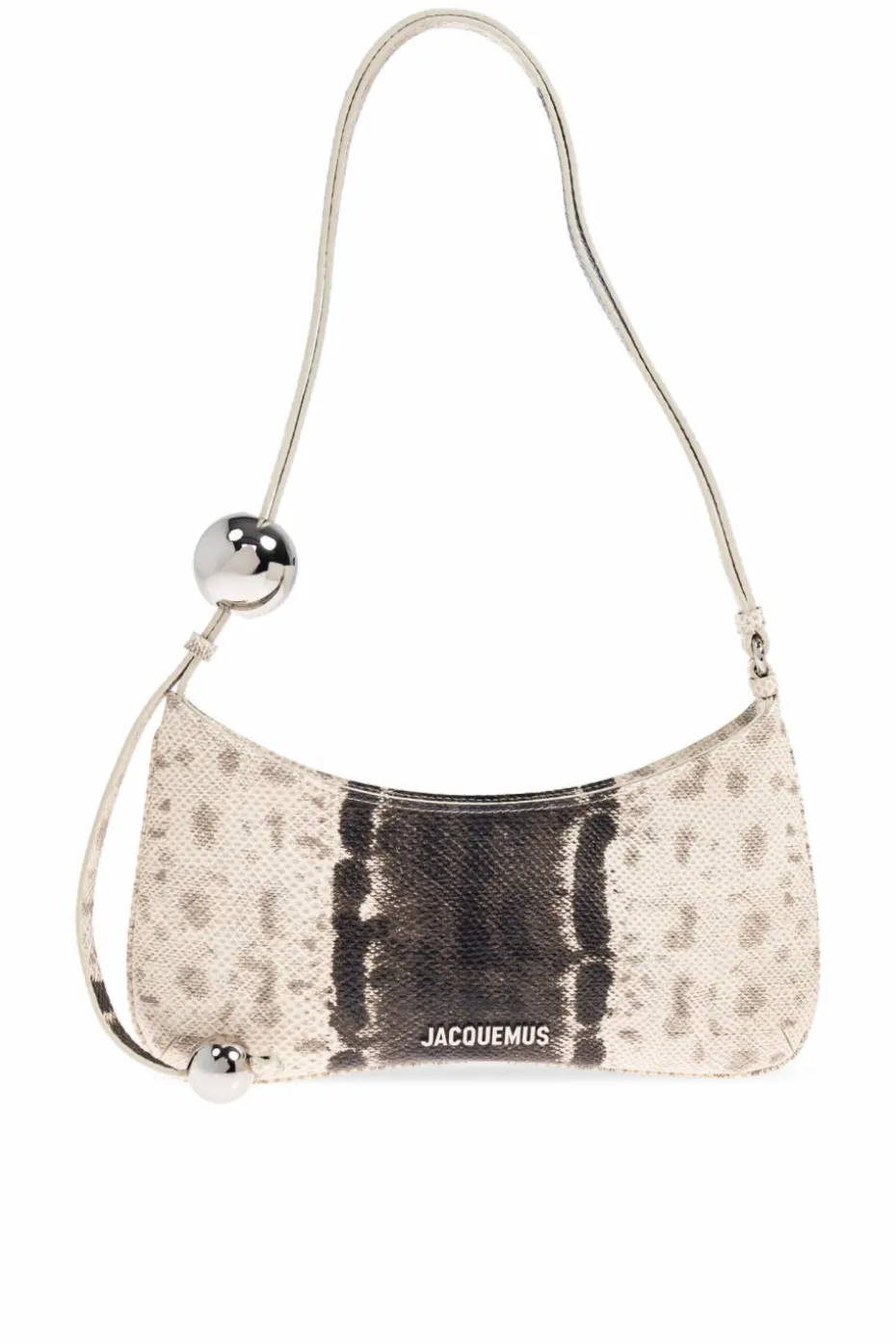 Jacquemus kremowy Torba na ramię `Le Bisou Perle`