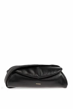 JIL SANDER CZARNY Torba na ramię ‘Cannolo Small’