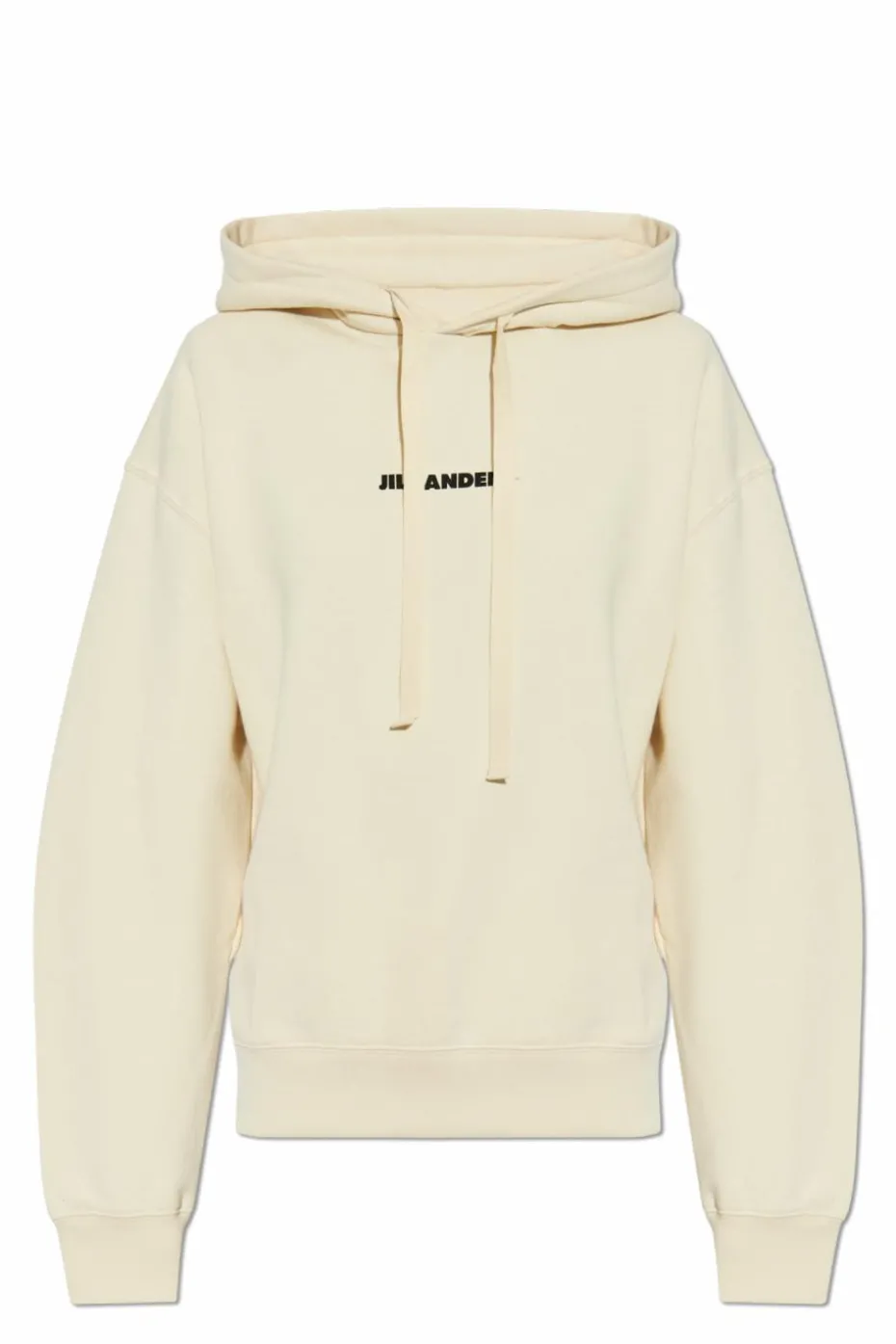 JIL SANDER+ kremowy Bluza z kapturem