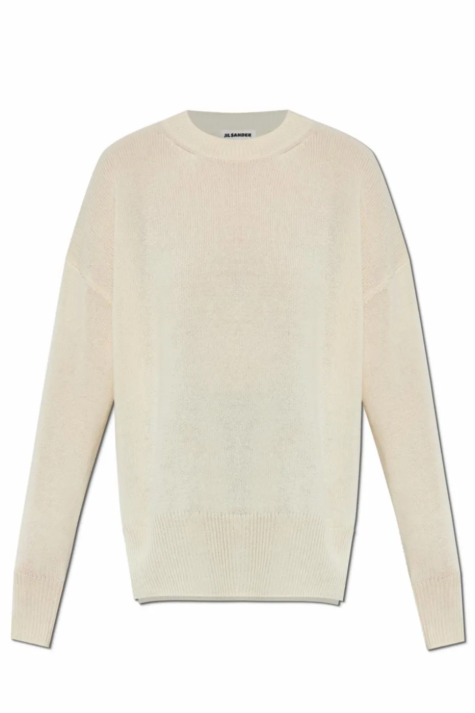 JIL SANDER kremowy Kaszmirowy sweter
