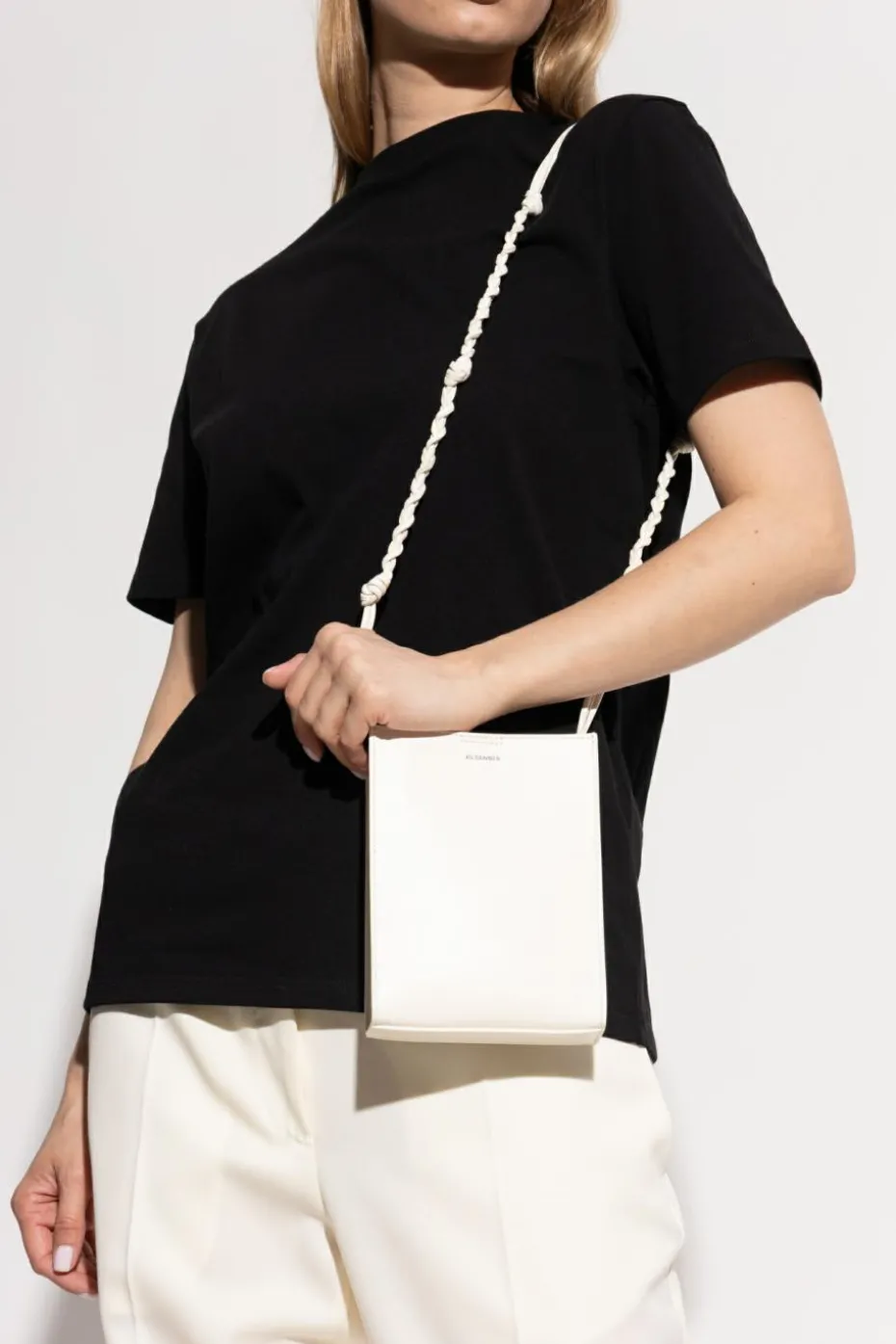 JIL SANDER kremowy Torba na ramię