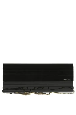 Jimmy Choo CZARNY AKRYLOWA KOPERTÓWKA 'SWEETIE'