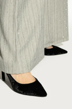 Jimmy Choo CZARNY Aksamitne szpilki ‘Romy’