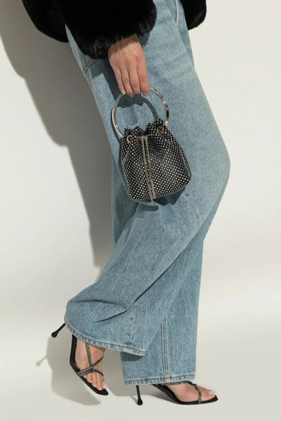 Jimmy Choo CZARNY Torba ‘Bon Bon’