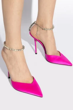 Jimmy Choo RÓŻOWY Szpilki ‘Saeda 100’