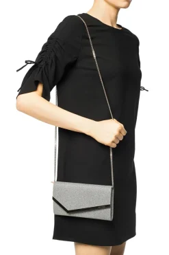 Jimmy Choo SREBRNY Torba na ramię 'Emmie'