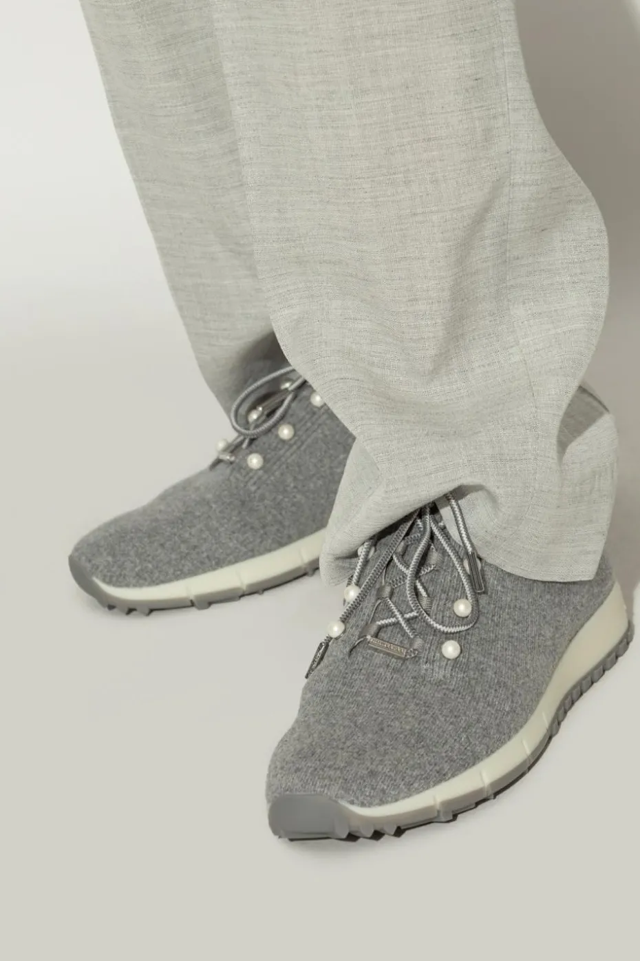 Jimmy Choo SZARY Buty sportowe `Veles`