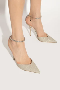 Jimmy Choo ZŁOTY Buty na obcasie ‘Saeda’