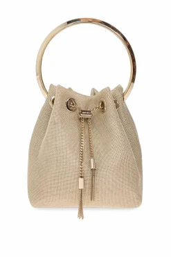Jimmy Choo ZŁOTY Torba do ręki `Bon Bon`