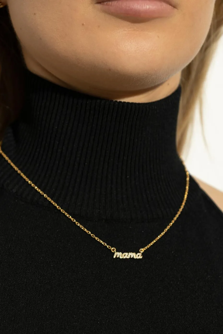 Kate Spade ZŁOTY Naszyjnik z zawieszką z połyskującymi kryształami