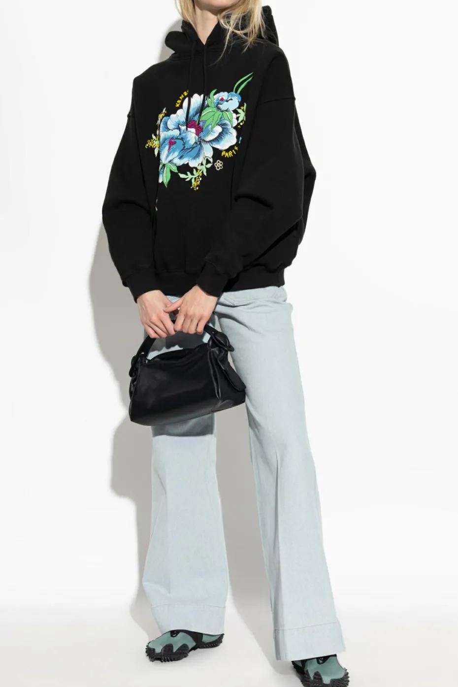 Kenzo CZARNY Bluza z nadrukiem