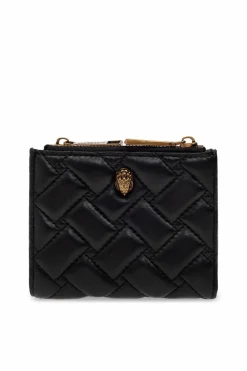 Kurt Geiger CZARNY Pikowany portfel