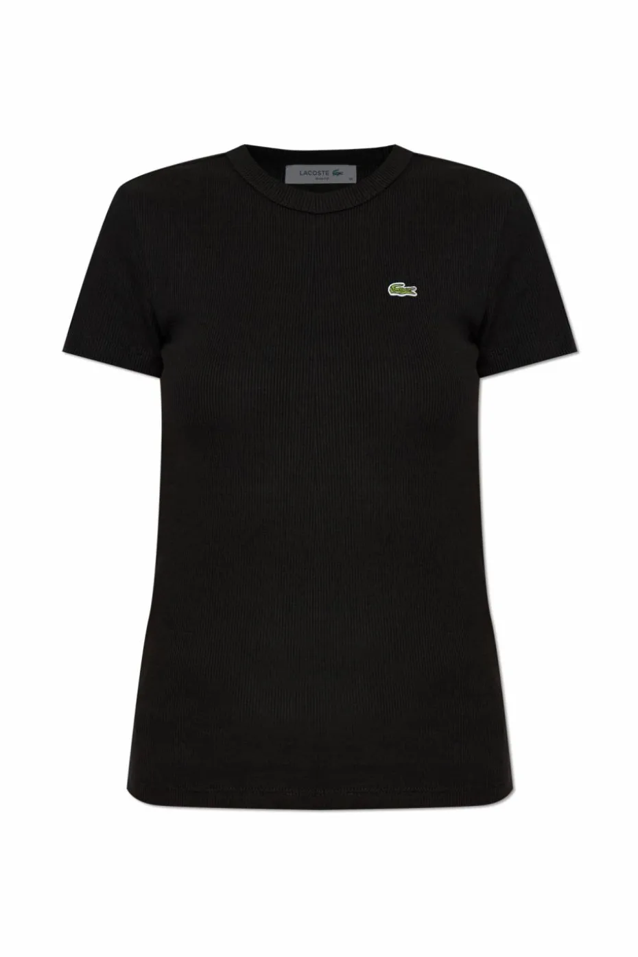 Lacoste CZARNY T-shirt z logo