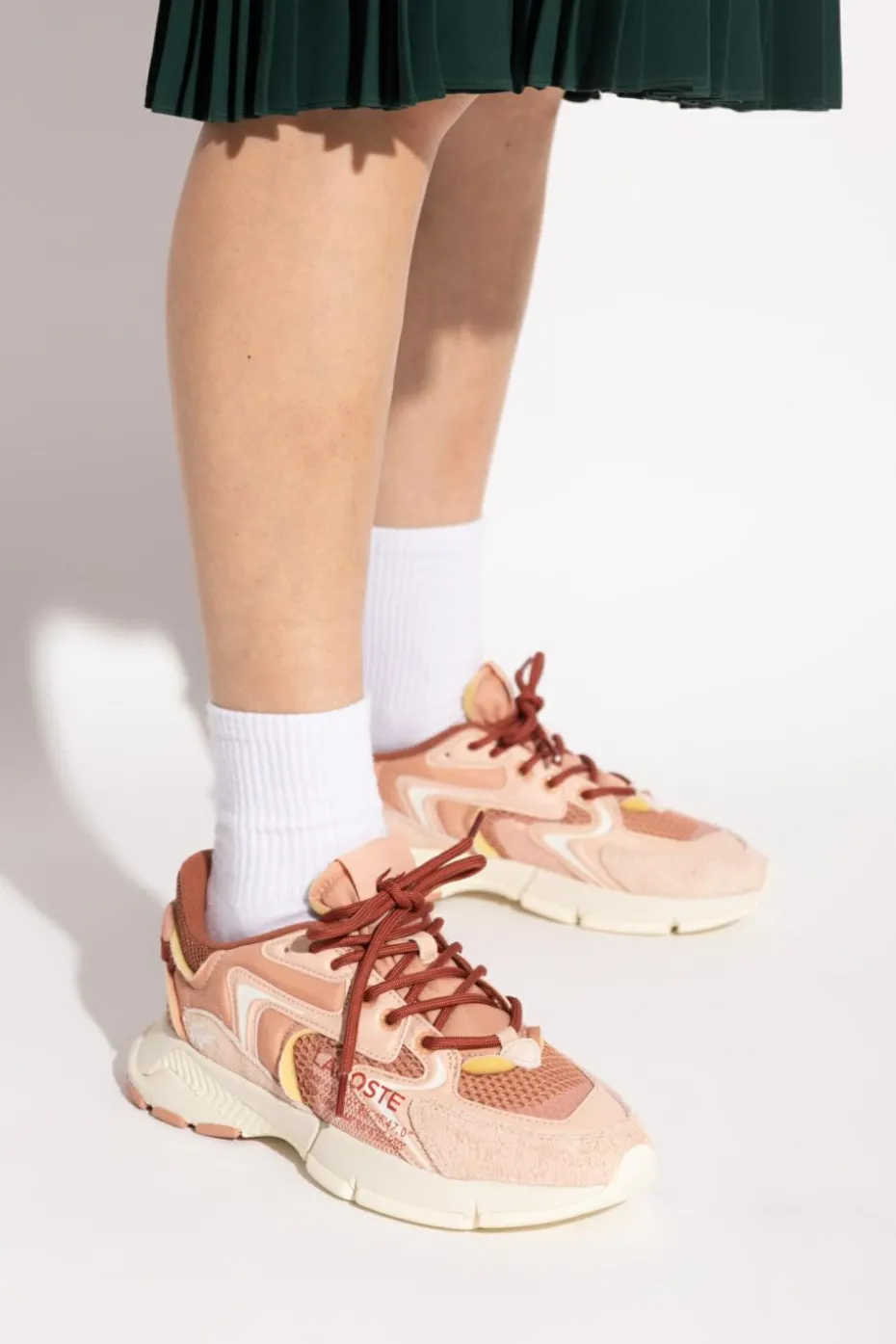 Lacoste RÓŻOWY Buty sportowe