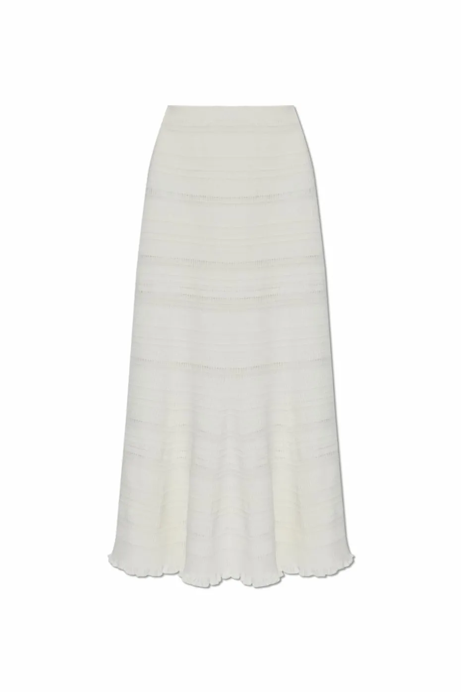 Lanvin BIAŁY Bawełniana spódnica