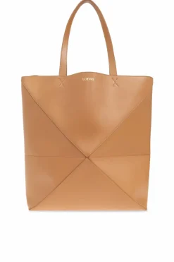 Loewe BRĄZOWY Torba ‘Puzzle Fold XL’