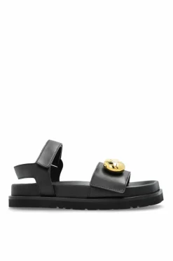Loewe CZARNY Sandały `Pebble`