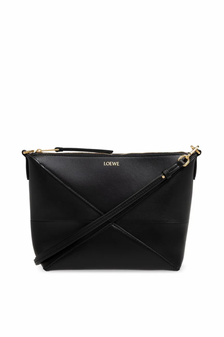 Loewe CZARNY Torba na ramię `Puzzle Fold`