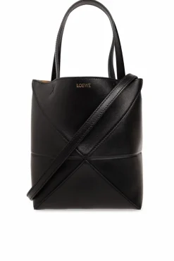 Loewe CZARNY Torba na ramię ‘Mini Puzzle Fold’