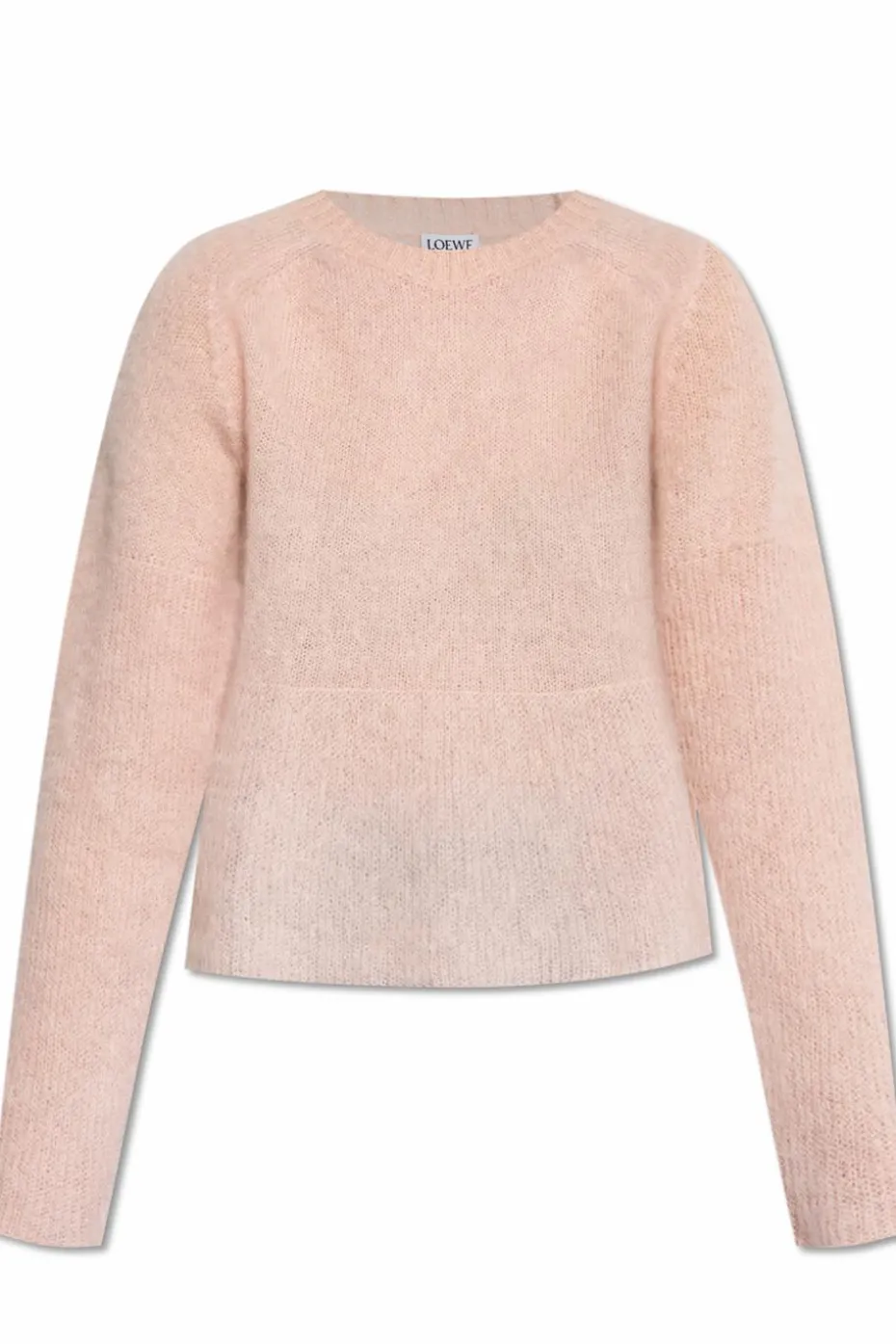 Loewe RÓŻOWY Sweter z mieszanki kaszmiru