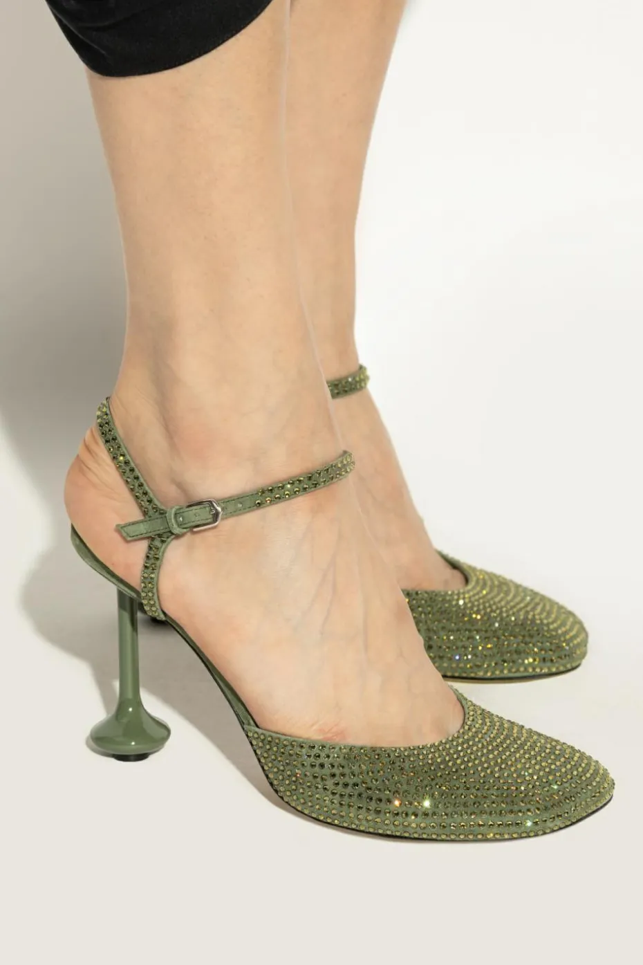 Loewe ZIELONY Buty na obcasie `Toy`