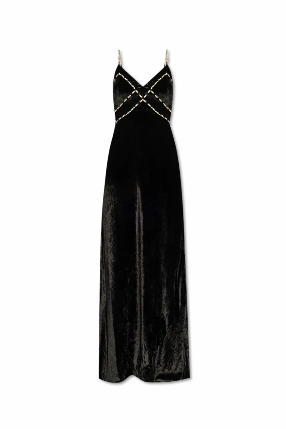LoveShackFancy CZARNY Sukienka `Corrino`