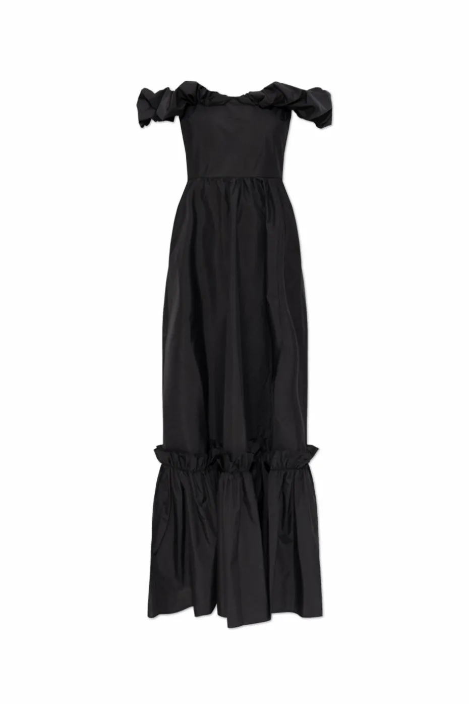 LoveShackFancy CZARNY Sukienka `Ferra`